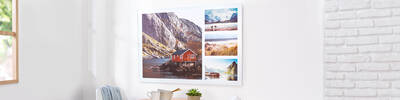 Photo collage wall art