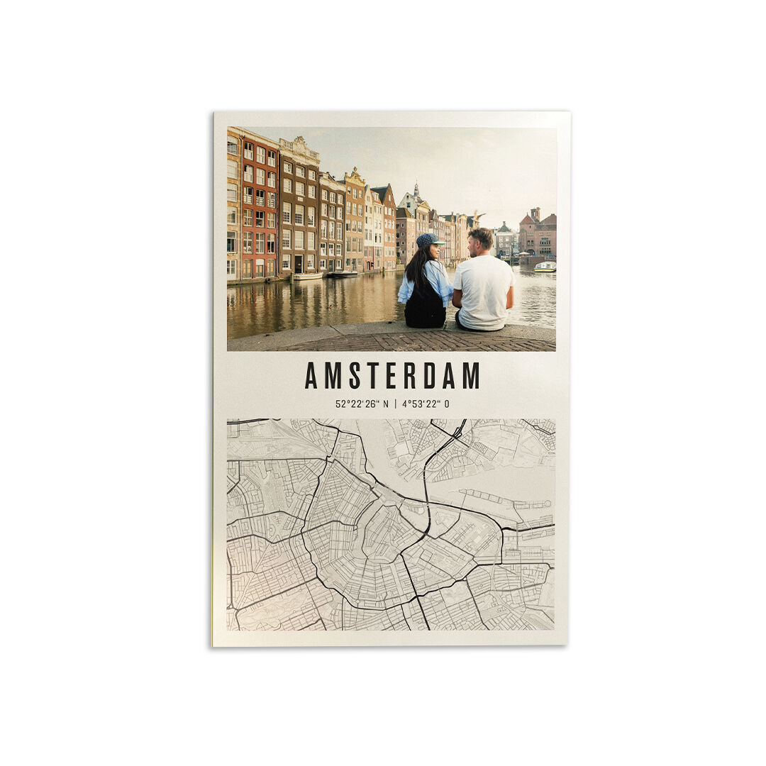 Streetmap Photo Poster | Add your favourite place | A wide range of stylish designs
