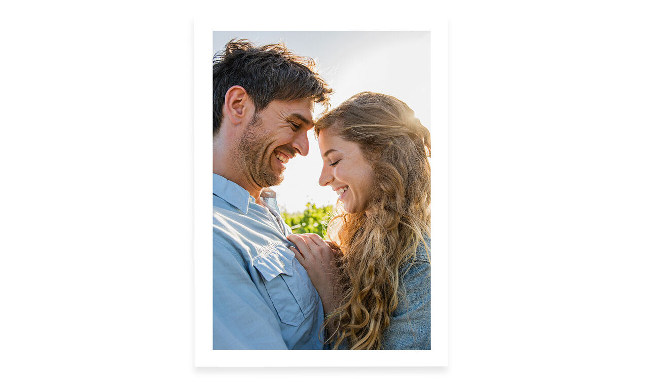 image of couple in love printed as framed wall art